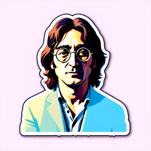 Følg Drømmen om Fred: Den Beroligende Sticker Inspireret af John Lennon!