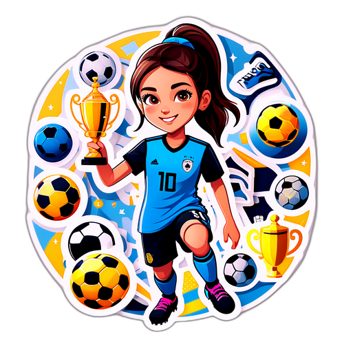 Illustrer Aitana Bonmatí i fotballposisjon