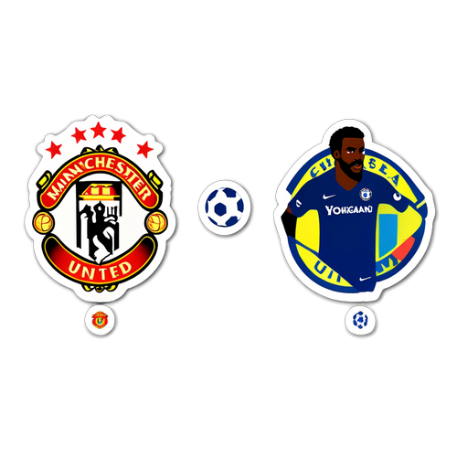 Sticker ng Chelsea at Man United: London laban sa Manchester!