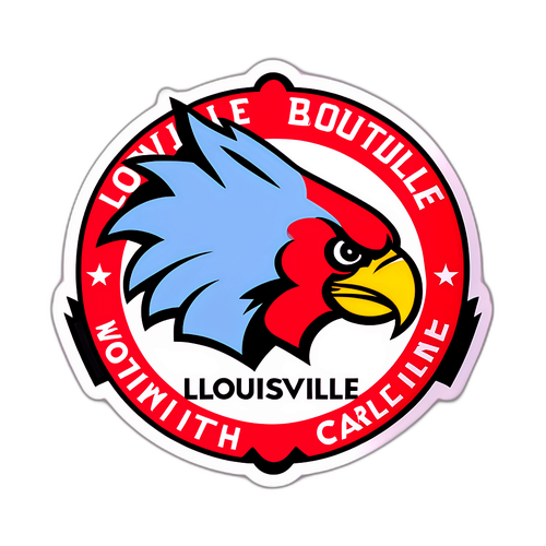 Louisville Cardinals Team Logo Sticker