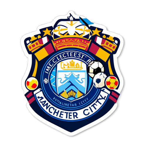 Sticker ya Leicester City na Manchester City