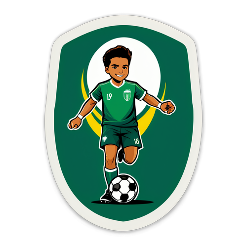 Sticker Juventude - Paixão pelo Futebol