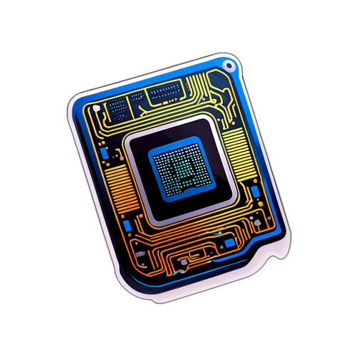 費城半導體電子晶片貼紙