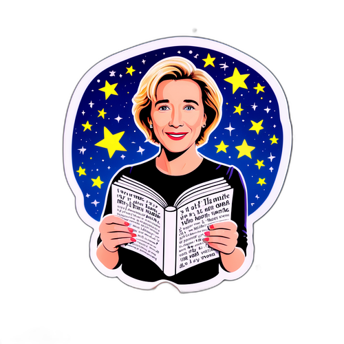 Emma Thompson med bog