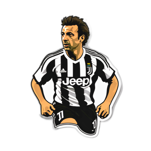 Sticker dedicat jucătorilor iconici ai Juventus