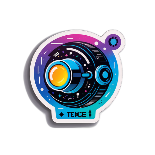 未來科技主題貼紙