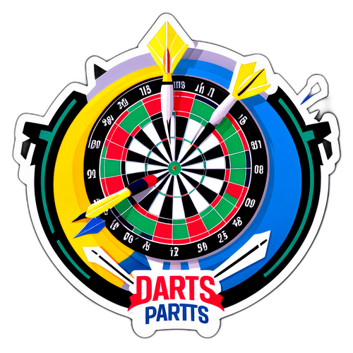 Sticker voor Wereld Grand Prix Darts