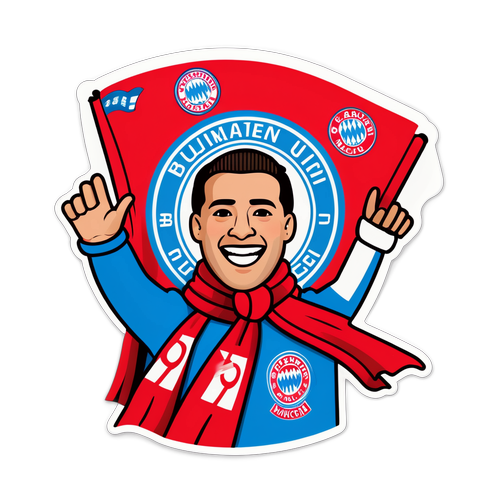 Bayern München Fan Cultuur Sticker