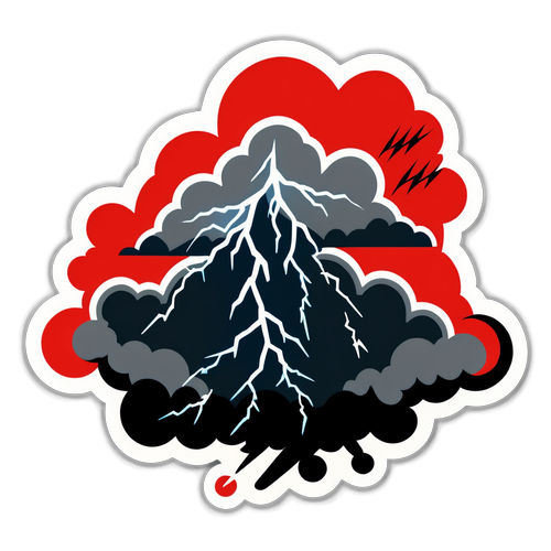 Storm Eowyn Weather Warning Sticker