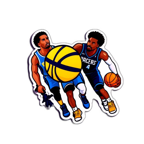 バスケットボールゲームをテーマにしたデザイン