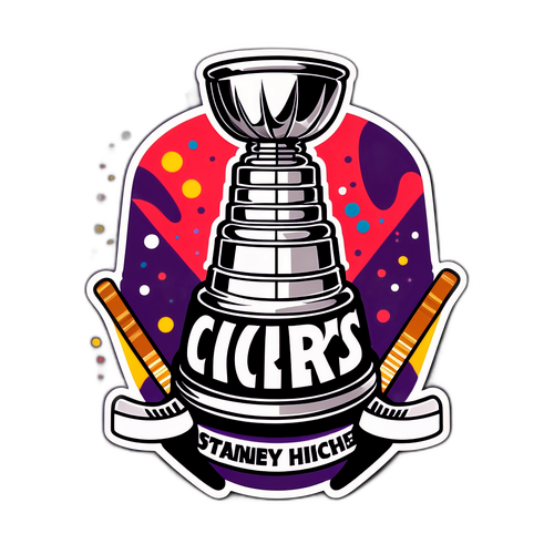Artistic Stanley Cup Sticker