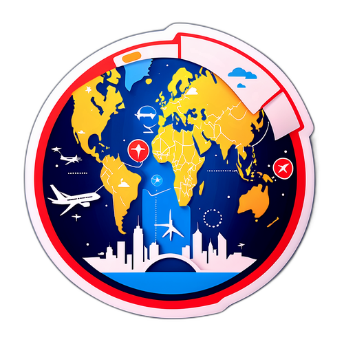 Sticker ya Mfuatiliaji wa Ndege