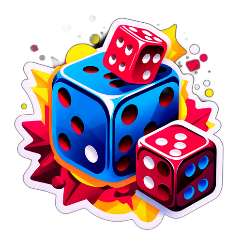 Autocollant de Probabilité avec Dés