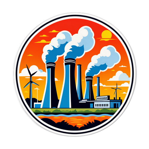 Дизайн наклейки для Славянської теплоелектростанції