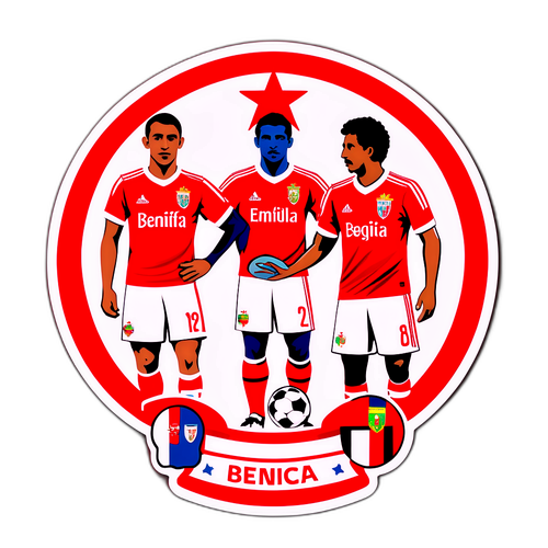 Autocolant tematic Chaves - Benfica