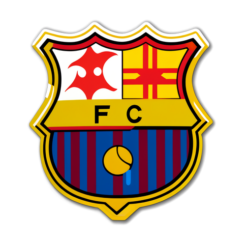 Nhãn dán logo đội bóng FC Barcelona