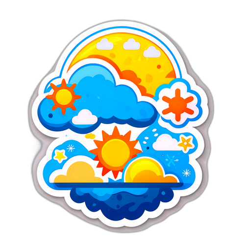 Vær i Morgendagens Sticker