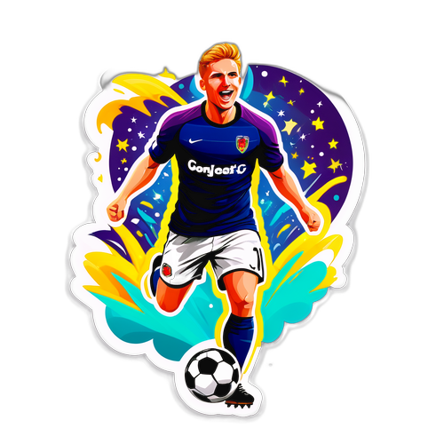 Mac Allister in zijn voetbaluitrusting