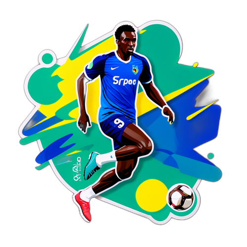 Stiker Serhou Guirassy Dribbling