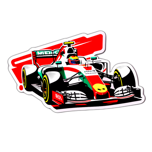 멕시코 그랑프리 경쟁을 상징하는 스티커