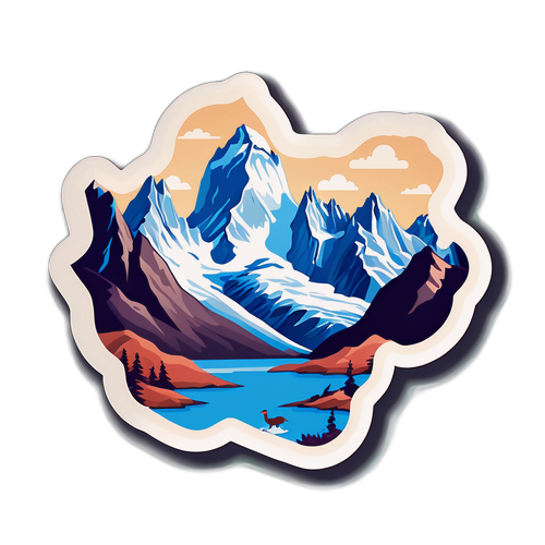 Mapa de la Patagonia Argentina y Chilena