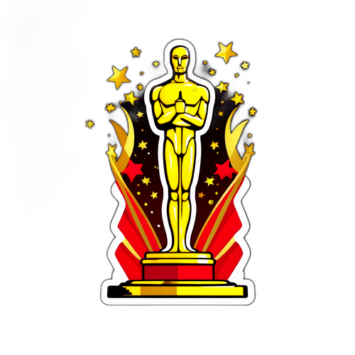 Oscar Ödül Töreninin Zarafetini Yansıtan Sticker