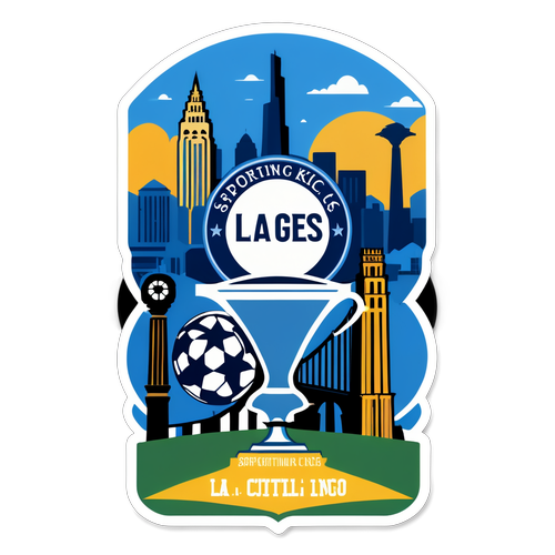 Stiker Rivalitas Sepak Bola Sporting KC dan LA Galaxy