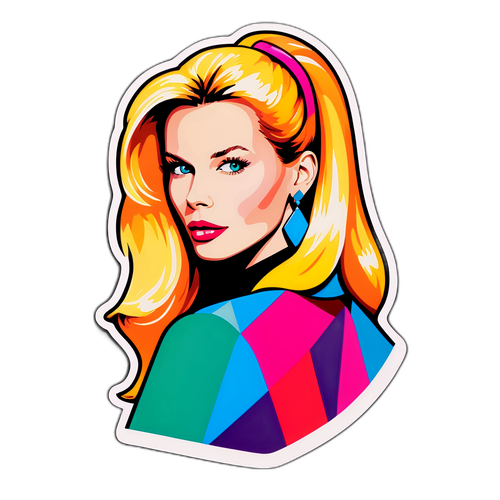 Samolepka Claudie Schifferové v módě 90. let