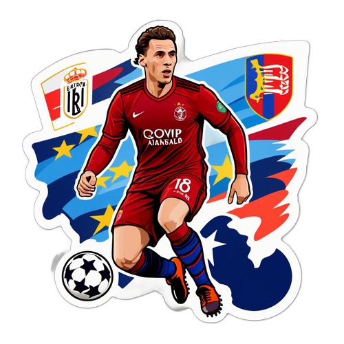 Σκηνή με κορυφαίους ποδοσφαιριστές του Europa League