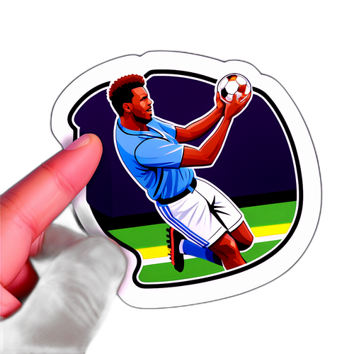 Sticker tương tác với hình ảnh cầu thủ ký tặng fan