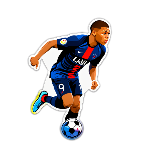 Simbolul Vitezei: Stickerul Futurist al lui Kylian Mbappe Îți Va Tăia Respirația!