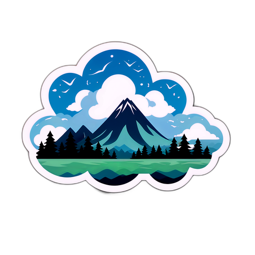 神秘雲朵與自然景觀