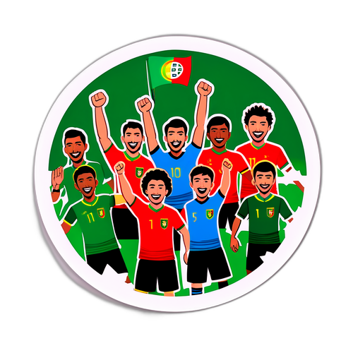 Heia Portugal! Fotballfans