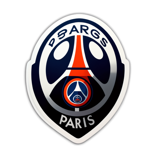 Stiker Monokrom PSG