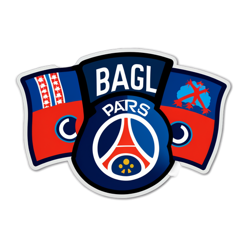 Sticker tạo không khí lễ hội trận PSG vs Inter