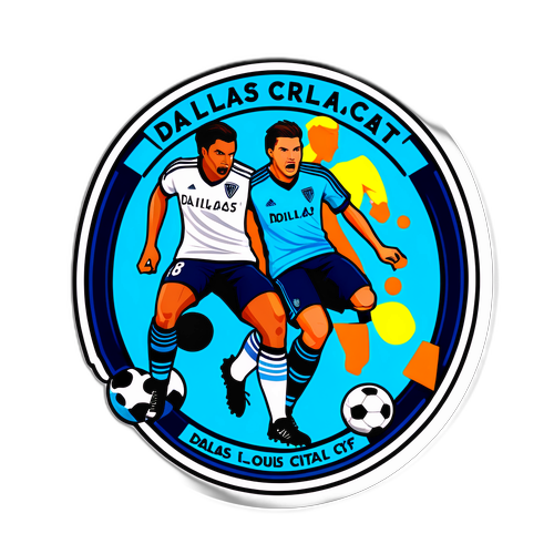 Stiker Rivalitas Dallas vs. St. Louis City