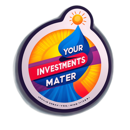 Un adesivo motivazionale per giovani investitori