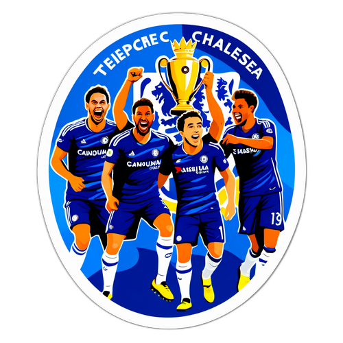 Chelsea triumfující v lize