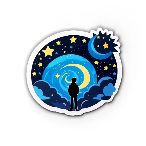 星空主题贴纸