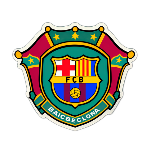 Elche - FC Barcelona Kamp Sticker