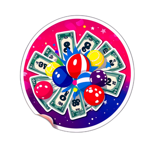 Sticker Divertido para la Lotería Nacional Nocturna
