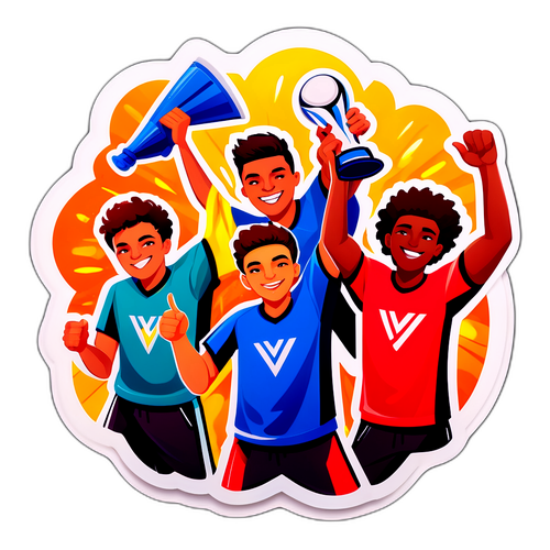 Takım Ruhu ve Zafer Sticker'ı