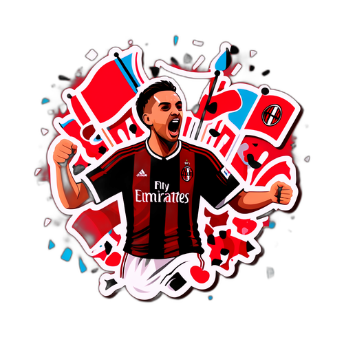 AC Milan Supporter Fira Matchdag