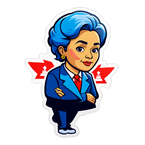 省级党秘书形象贴纸