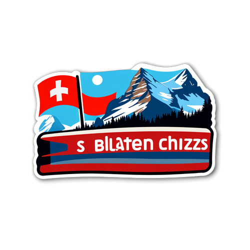 Blatten Schweiz Klistermärke