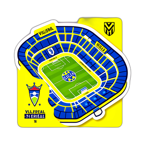 Villarreal Supporter Klistermärke