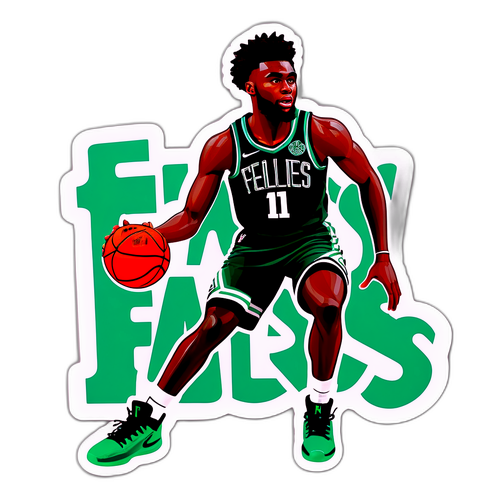 Fearless Dynamic Graphic of Jaylen Brown