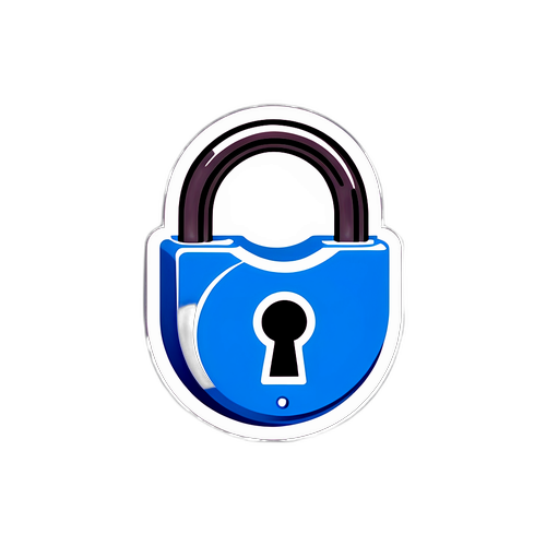 Символический замок с заблокированным знаком ВКонтакте на заблокированном компьютере