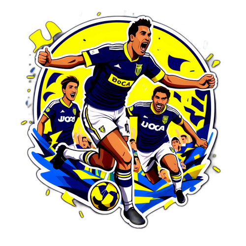 Boca Juniors Goal Celebration