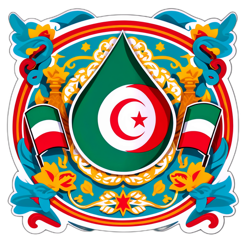 Stickers med iranska symboler